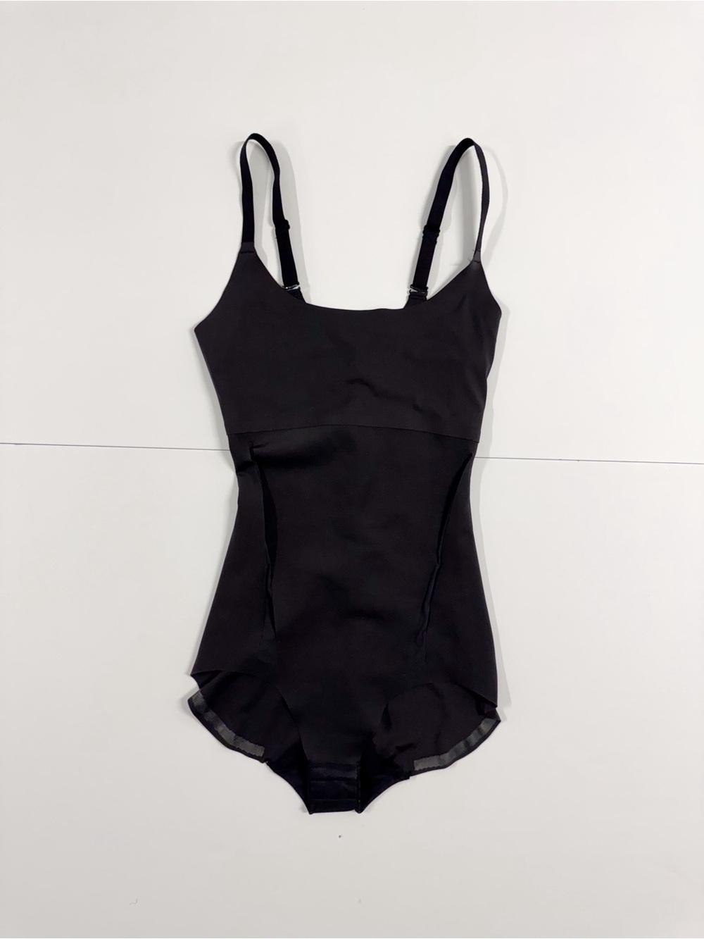 Maidenform Black Girls Adjustable-Strap Dance Leotard